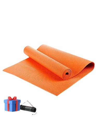 Yoqa üçün xalça Kahn_0084, PVC, narıncı, 173x61x0.6 sm, 350 q