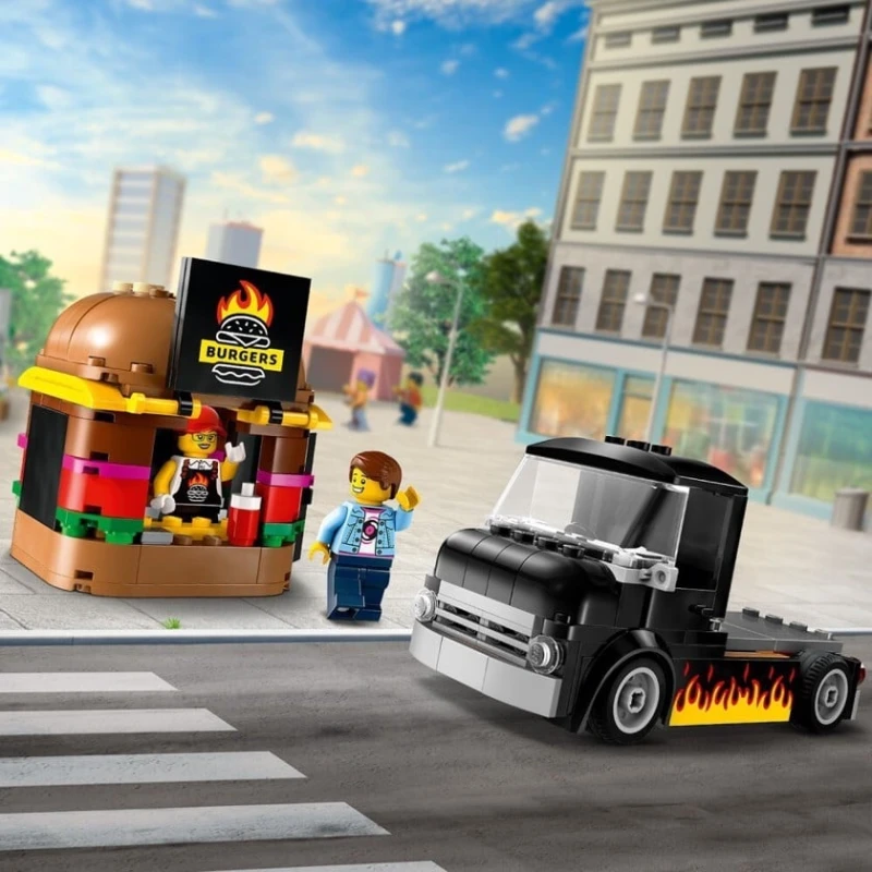 Конструктор LEGO City Burger Truck 60404, 194 детали, от 5 лет