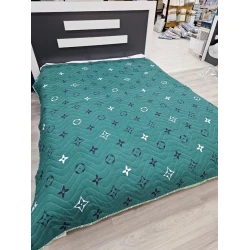 Стеганое одеяло Yorganci SHA-00006442, летнее, полутораспальное, 155x215 см Стеганое одеяло Yorganci SHA-00006442, летнее, полутораспальное, 155x215 см