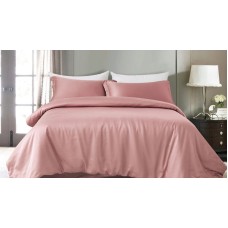 Yataq dəsti Askona Solid Tencel 1120, yorğan üzləri 200х220 sm, yastıq üzləri 50х70 sm, avro, evkalipt lif, розовое золото, çəhrayı