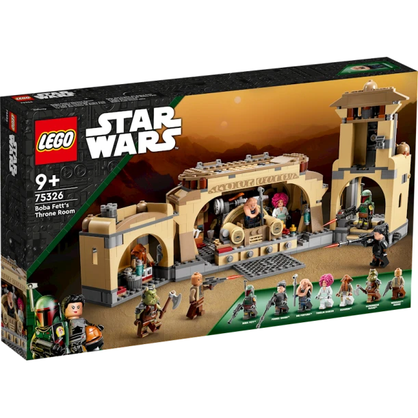 Конструктор LEGO Star Wars Boba Fett's Throne Room 75326, 9+ лет, 732 элементов