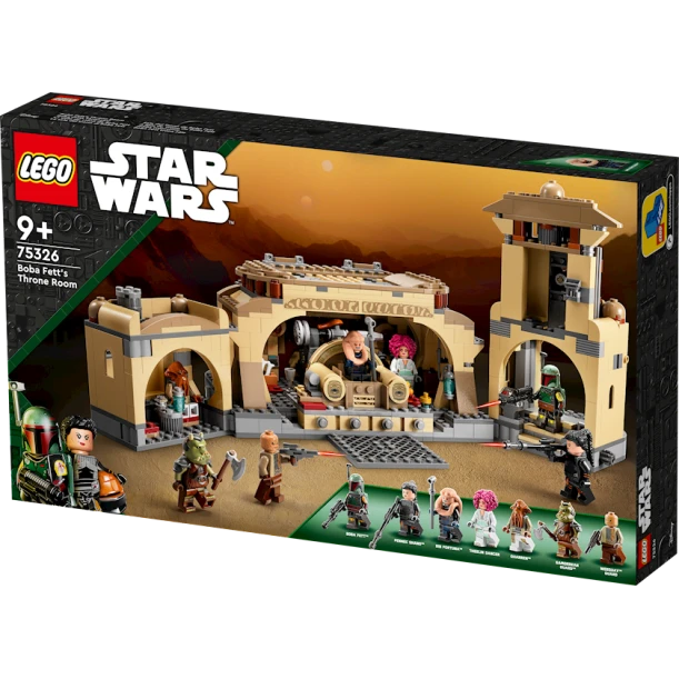 Конструктор LEGO Star Wars Boba Fett's Throne Room 75326, 9+ лет, 732 элементов
