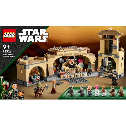 Конструктор LEGO Star Wars Boba Fett's Throne Room 75326, 9+ лет, 732 элементов