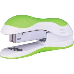 Степлер Deli 0327, зелёный, 13.2x3.7x5.7 cм