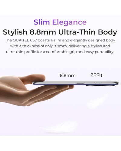 Smartfon Oukitel C37 6GB/256GB Black