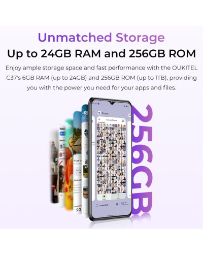 Smartfon Oukitel C37 6GB/256GB Black
