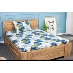 Комплект постельного белья Moon Star SHA-0000982, простыня 100x200 см, наволочка 50х70 см (1 шт), односпальный, хлопок, разноцветный