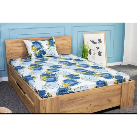 Комплект постельного белья Moon Star SHA-0000982, простыня 100x200 см, наволочка 50х70 см (1 шт), односпальный, хлопок, разноцветный Комплект постельного белья Moon Star SHA-0000982, простыня 100x200 см, наволочка 50х70 см (1 шт), односпальный, хлопок, разноцветный