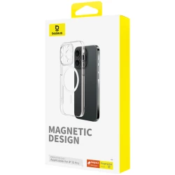 Чехол Baseus Lucent Series Magnetic для Apple iPhone 15 Pro, Clear