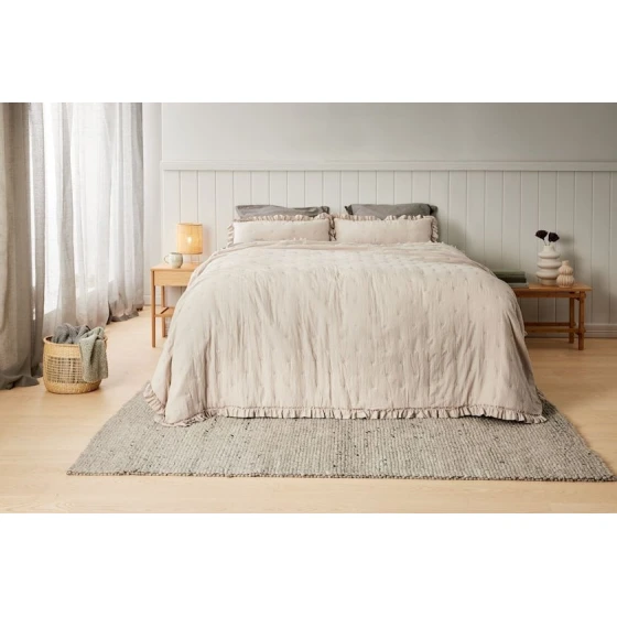 Örtük JYSK Dunhammer ikinəfərlik, 220x240 sm, bej Örtük JYSK Dunhammer ikinəfərlik, 220x240 sm, bej