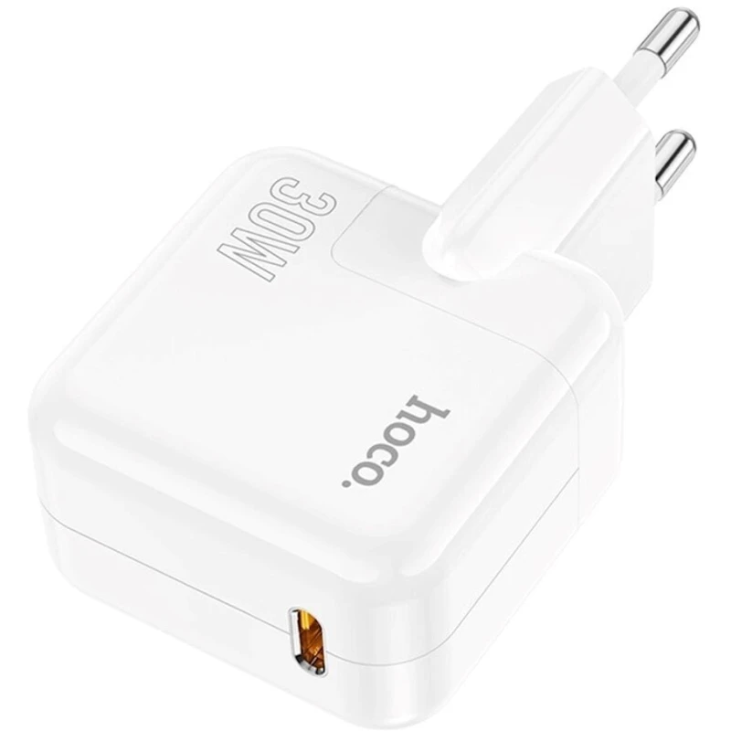 Şəbəkə enerji toplama cihazı Hoco C112A 30W Type-C ağ
