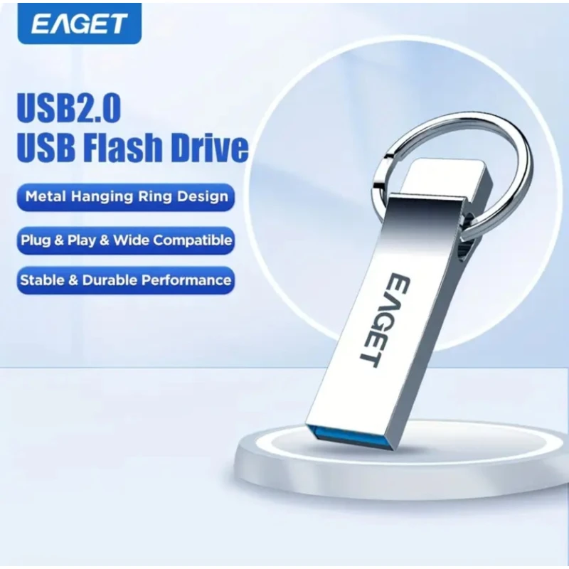 Флеш-карта EAGET U9H серебристая 64 ГБ Флеш-карта EAGET U9H серебристая 64 ГБ