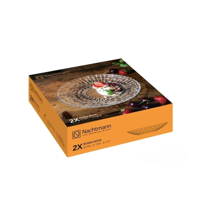 Набор салатниц Nachtmann IN-0026378, 21 см, хрусталь, 2 шт Набор салатниц Nachtmann IN-0026378, 21 см, хрусталь, 2 шт