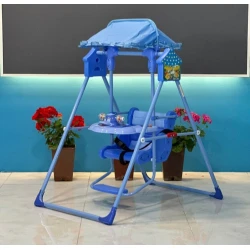 Uşaqlar üçün yelləncək NO125, plastik, mavi, 6+ ay