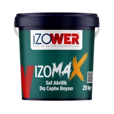 Fasad boyası İzomax, 20 kq, ağ - 8683071411214
