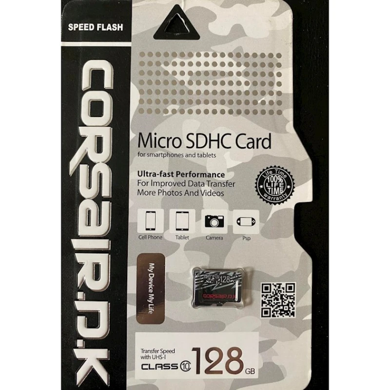 Карта памяти Corsair 128GB microSDHC class 10 UHS-I