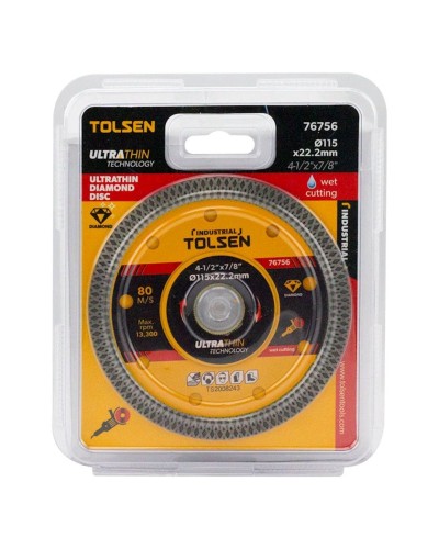 Almaz disk Tolsen 76756, 115x22.2 mm