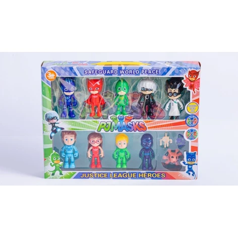 Игровой набор PJ Masks Justice League Heroes, пластик, от 3 лет, разноцветный Игровой набор PJ Masks Justice League Heroes, пластик, от 3 лет, разноцветный