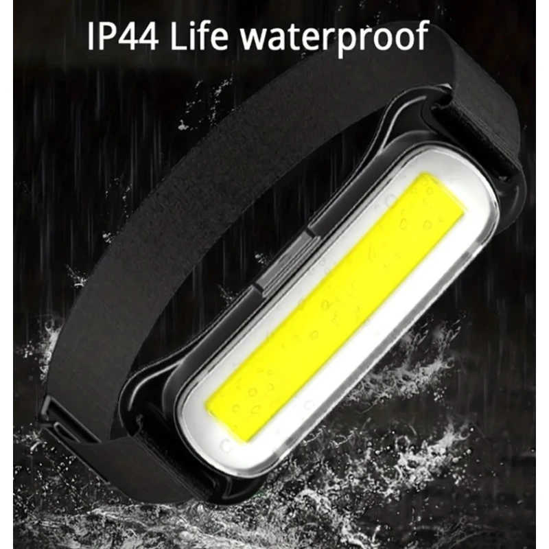 Alın üçün fənər, qara, sarı