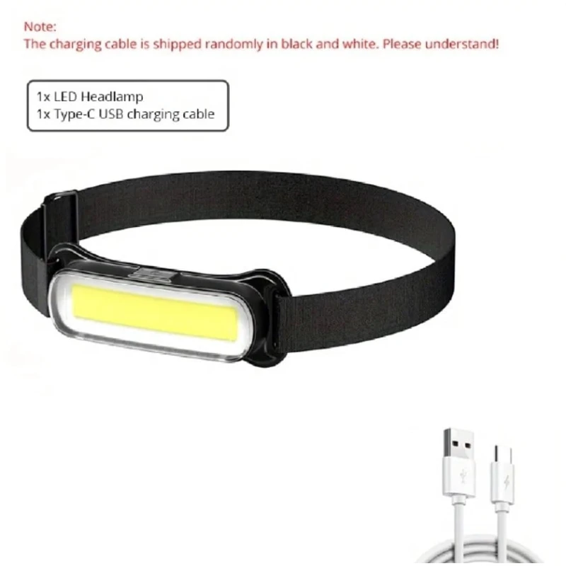 Alın üçün fənər, qara, sarı