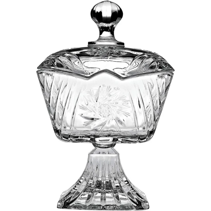 Сахарница Pasabahce на ножке с крышкой, хрусталь, прозрачный Сахарница Pasabahce на ножке с крышкой, хрусталь, прозрачный