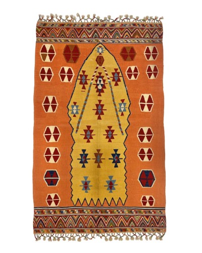 Əl işi xalça Natural Hali k0202, 125x190 sm, yun, rəngbərəng
