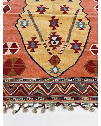 Əl işi xalça Natural Hali k0202, 125x190 sm, yun, rəngbərəng