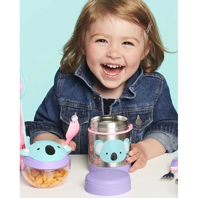 Пищевой термос Skip Hop Коала, нержавеющая сталь, разноцветный, 325 мл Пищевой термос Skip Hop Коала, нержавеющая сталь, разноцветный, 325 мл