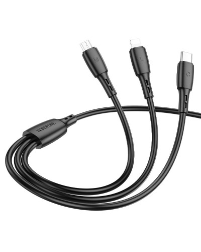 Кабель USB Borofone BX71 3in1 Black