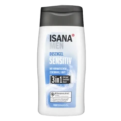 Гель для душа Isana Men 3в1 Sensitiv 300 мл