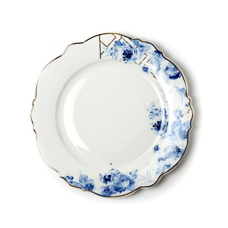 Тарелка обеденная Hom-me Blue Blossom, 27 см, Белый Тарелка обеденная Hom-me Blue Blossom, 27 см, Белый