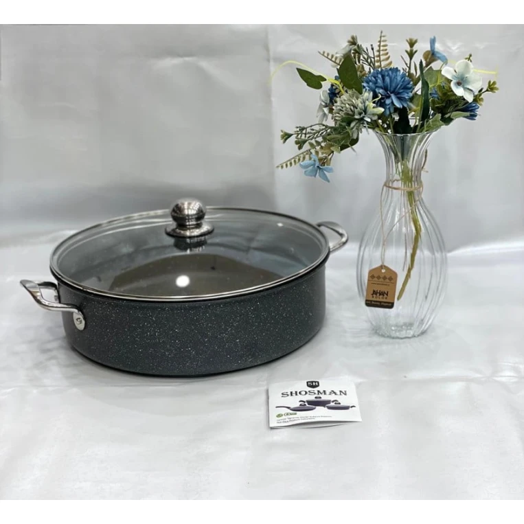 Кастрюля Shosman SHA-00004538, гранит, 34 см Кастрюля Shosman SHA-00004538, гранит, 34 см