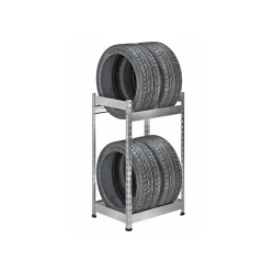 Стеллаж Praktik SB 4, для хранения колес, оцинкованная, серебристая