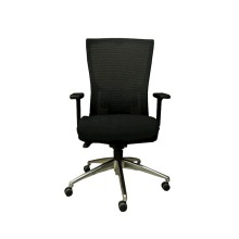 Ofis üçün kreslo 6898A, dəmir, qara, 102x58 sm