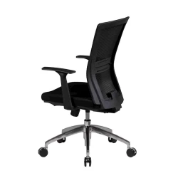 Ofis üçün kreslo 6898A, dəmir, qara, 102x58 sm