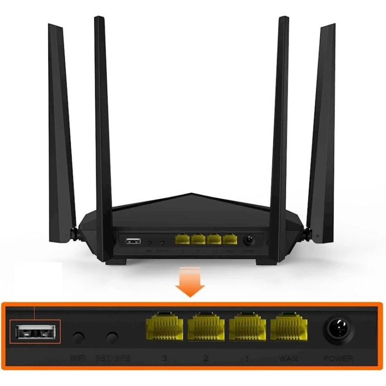 Wi-Fi роутер Tenda AC10U AC1200 Dual Band Smart (6932849426199)