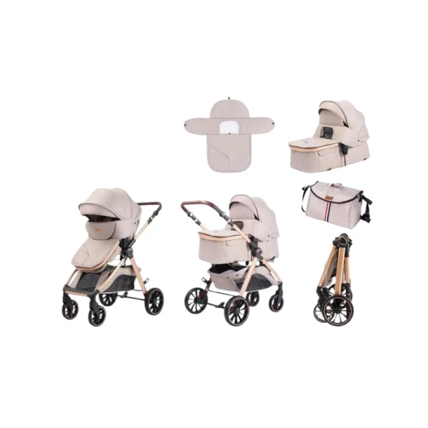 Детская коляска Kidilo x1da, белая