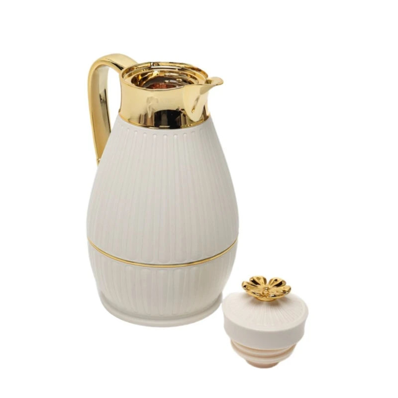 Termos-səhəng Feenik, 1000 ml, ağ/qızılı