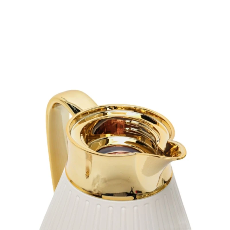 Termos-səhəng Feenik, 1000 ml, ağ/qızılı