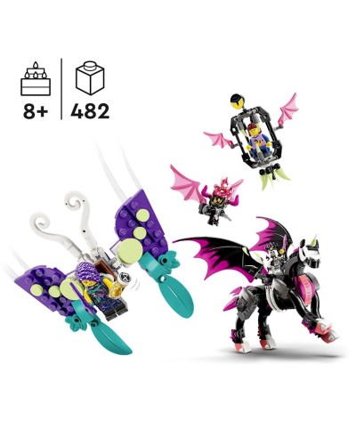 Konstruktor LEGO Pegasus Flying Horse 71457, 8+ yaş, 482 hissə