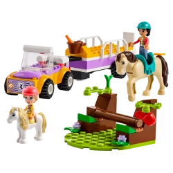 Konstruktor LEGO Friends Horse and Pony Trailer 42634, 4+ yaş, 105 hissə