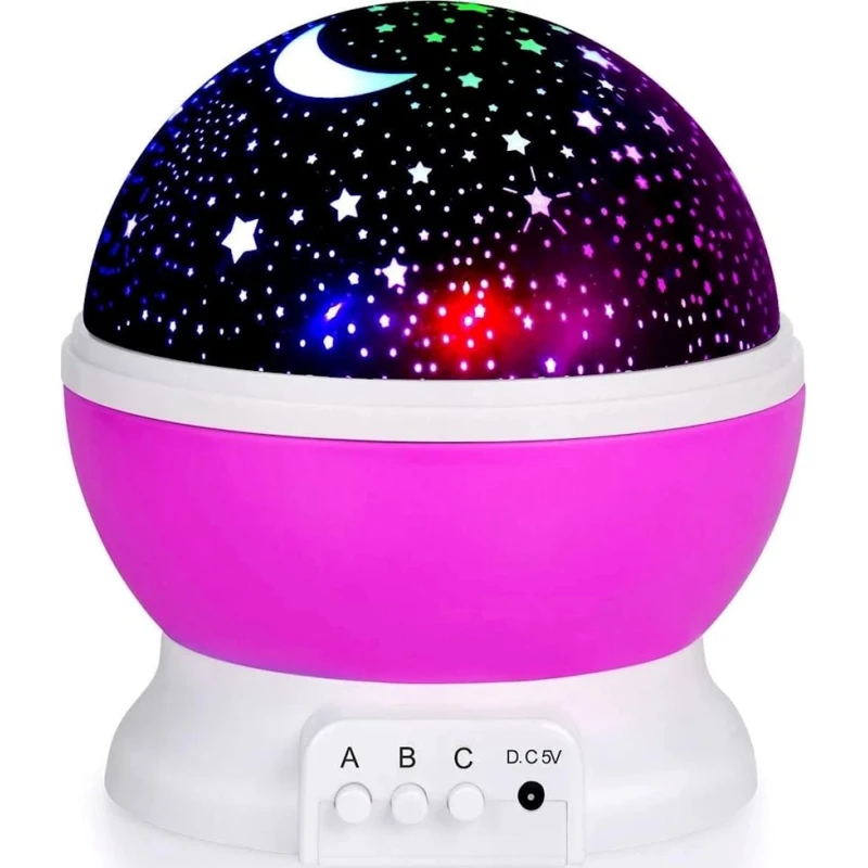 Uşaq lampası Rasik shop Ulduzlu səma, çəhrayı Uşaq lampası Rasik shop Ulduzlu səma, çəhrayı