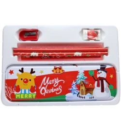 Детский набор канцелярии Merry Christmas, 6 предметов Детский набор канцелярии Merry Christmas, 6 предметов