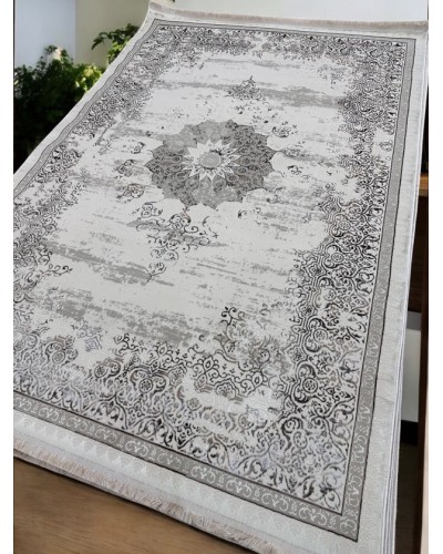 Xalça TB-0231, 160x230 sm, bambuk/ipək/kətan, rəngbərəng