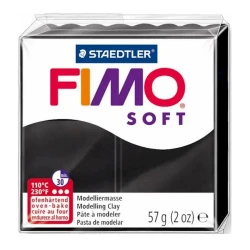 Моделирующая глина Fimo Soft, 57 г, черный