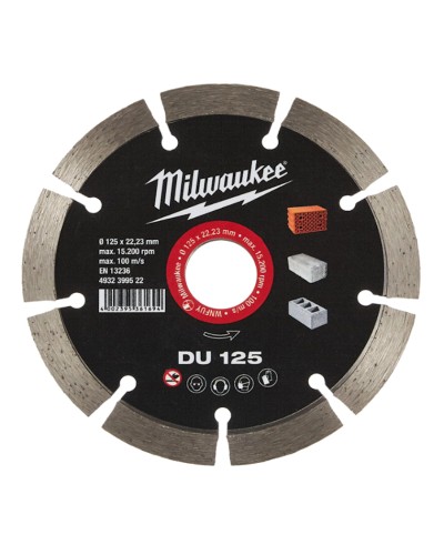 Almaz diski Milwaukee DU 125 (4932399522)