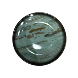 Тарелка обеденная Danny Home MDRMTGRM21DZ, зеленая, 21x4 см