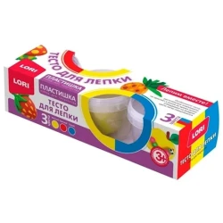 Масса для лепки Lori Тдл-021, 3 шт