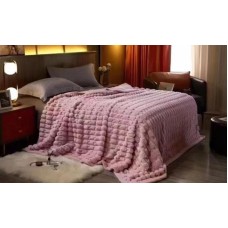 Örtük MiraNova SF-346, 210x230 sm, bambuk, çəhrayı