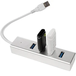 USB HUB XBOSS R11 Silver